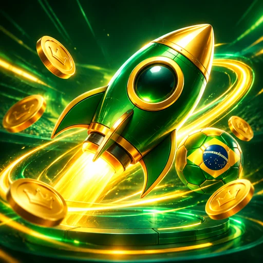 Interface de bilhete de aposta com seleção de mercado e valor apostado
